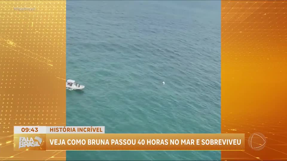 Mulher é encontrada viva após mais de 40 horas à deriva no mar de São Paulo