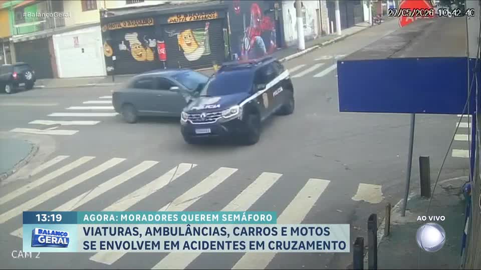 Acidentes frequentes em cruzamento no Jaçanã, zona norte de SP, preocupam moradores
