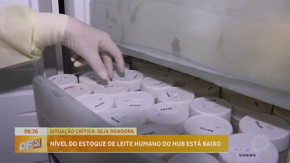 Hospital Universitário de Brasília precisa de doação de leite materno
