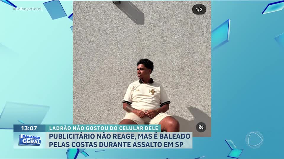 Publicitário é baleado e morre durante assalto em SP mesmo sem reagir