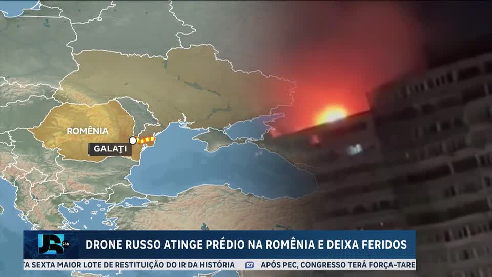 Drone russo atinge prédio na Romênia e gera tensão na Europa