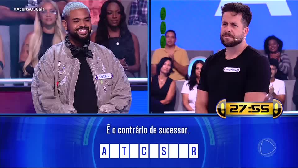 Maurício Meirelles elimina Lucas Morato no primeiro duelo do Acerte ou Caia!