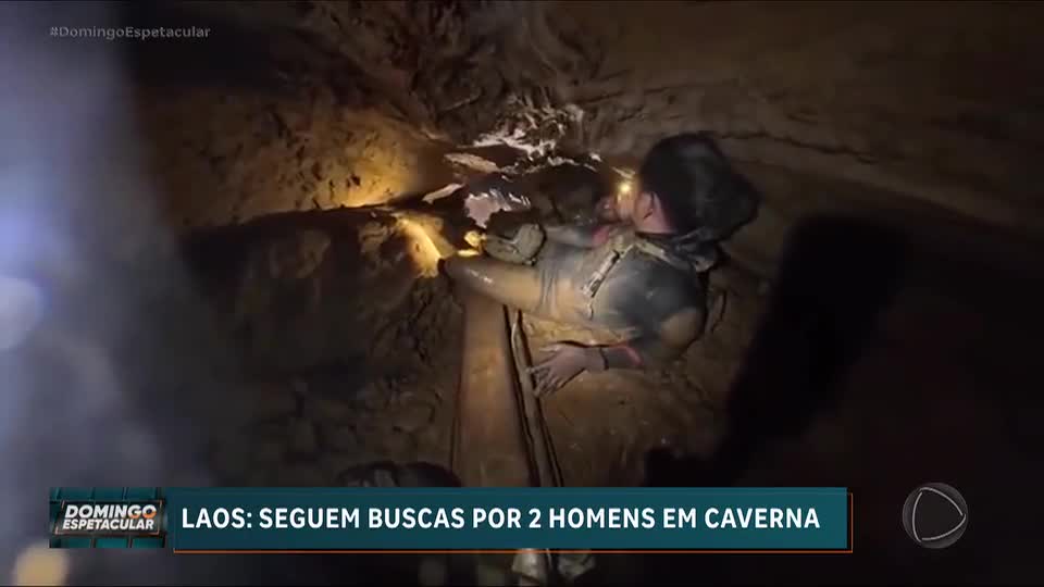 Equipes buscam por dois homens desaparecidos em caverna inundada no Laos