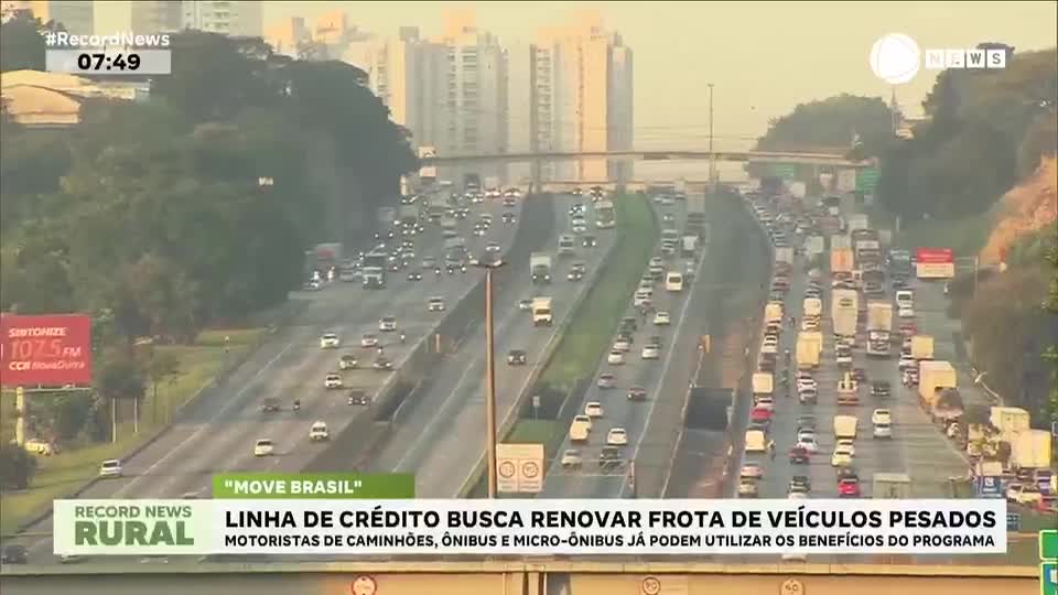 Linha de crédito busca renovar frota de veículos pesados