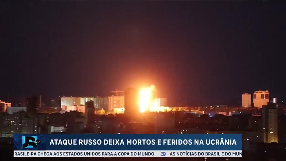 Rússia realiza grande ataque com drones e mísseis contra a Ucrânia