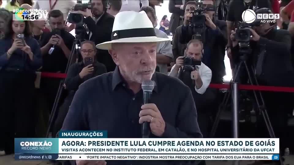 Presidente Lula cumpre agenda no estado de Goiás