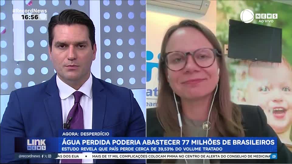 Água perdida poderia abastecer 77 milhões de brasileiros