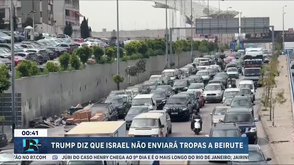 Moradores da capital do Líbano saem da cidade por ameaça de bombardeios por parte de Israel