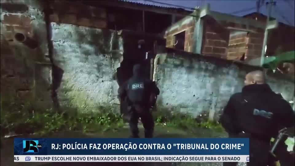 Polícia do Rio combate 'Tribunal do Crime' em São Gonçalo