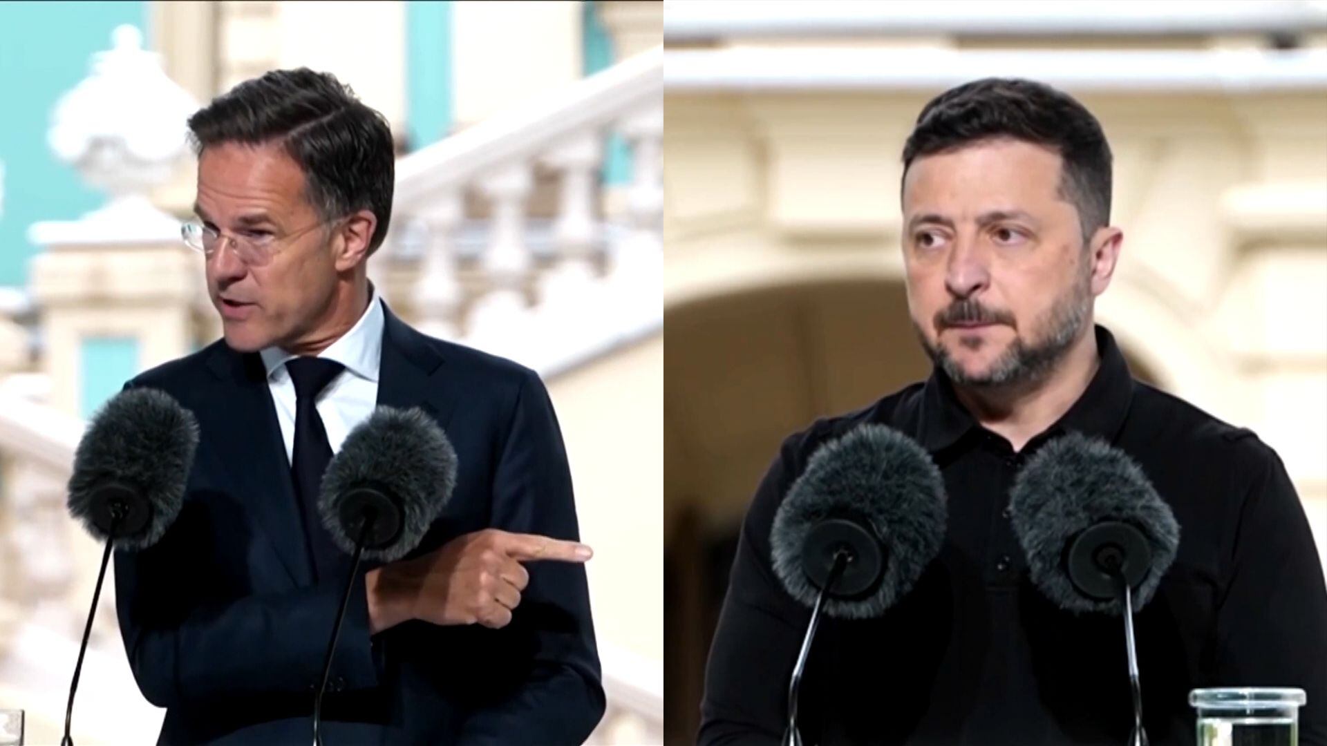 Secretário-geral da Otan encontra Zelensky na Ucrânia