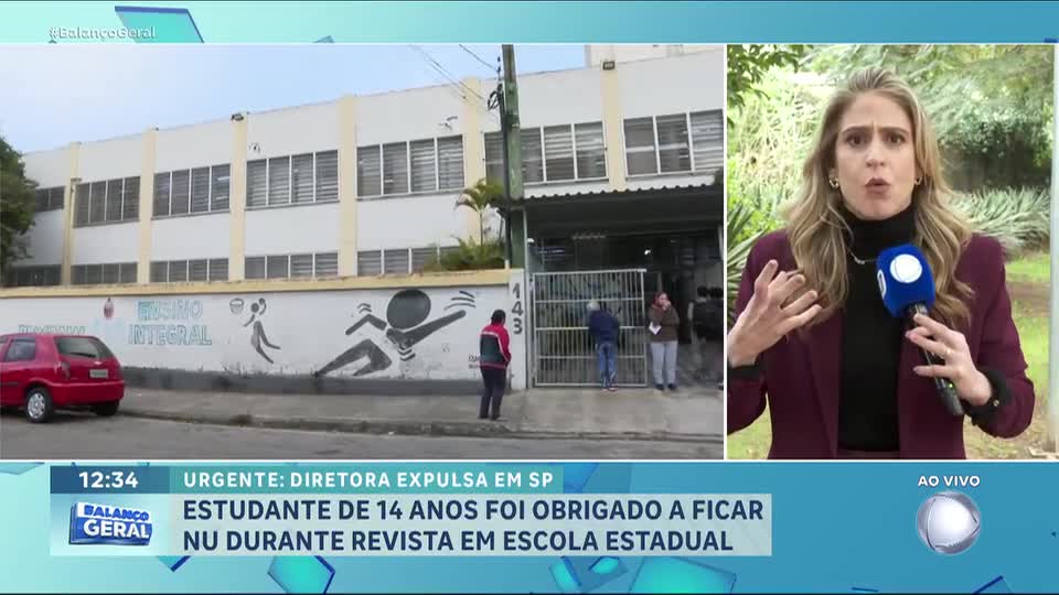 Aluno de 14 anos é obrigado a tirar a roupa durante revista em escola de SP
