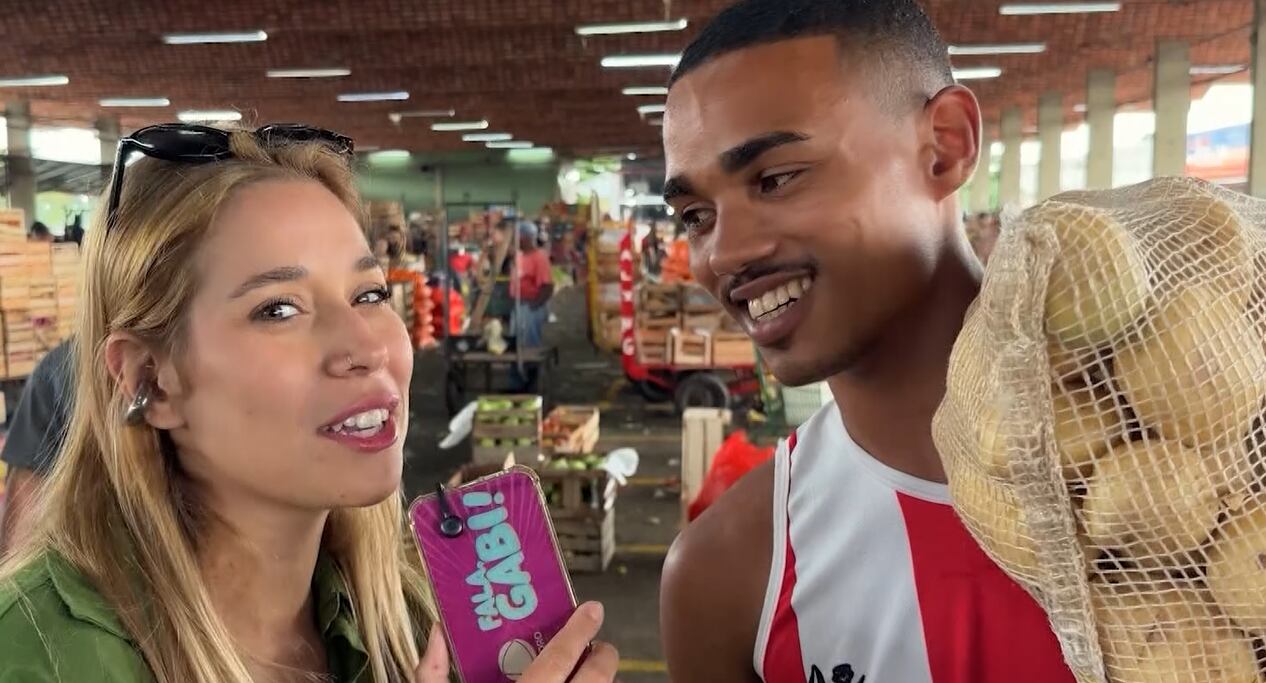 Gabi Marques conhece a rotina dos vendedores e carregadores do Ceasa, no Rio