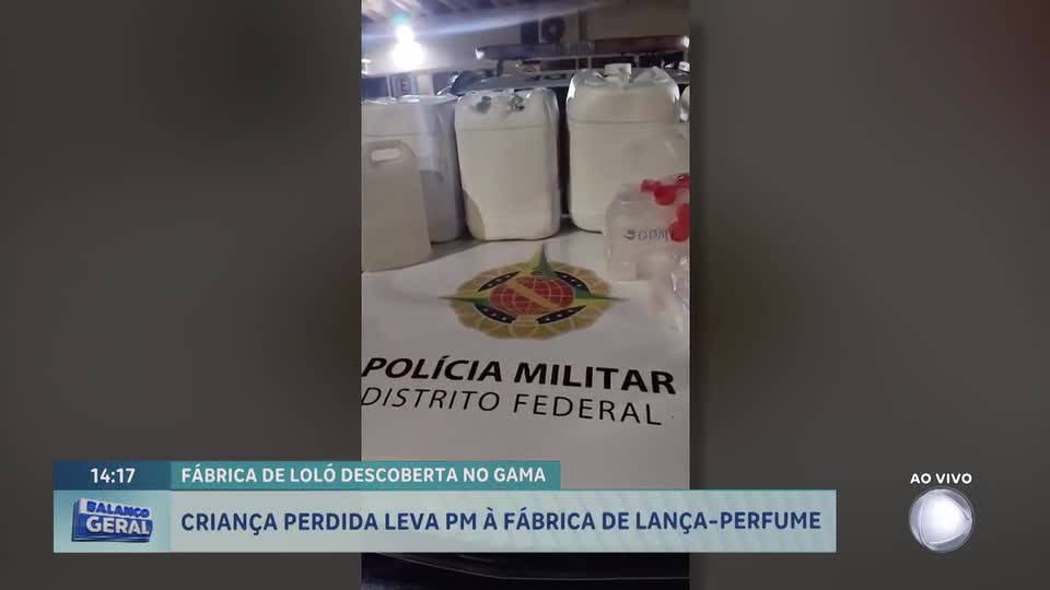 Polícia descobre laboratório de drogas após resgate de criança no Gama (DF)