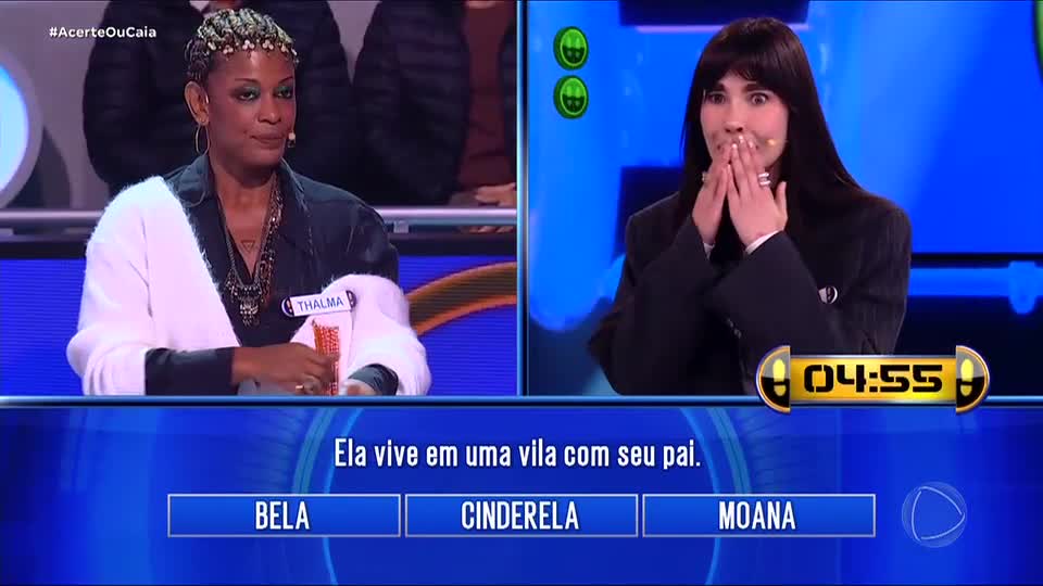 Ellen Milgrau e Thalma de Freitas disputam quem conhece mais sobre o universo das princesas