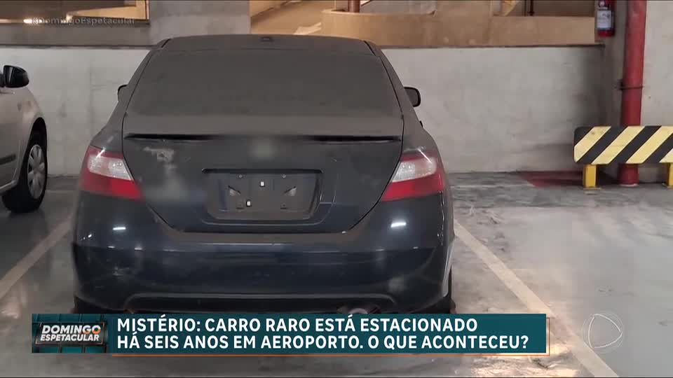 Carro de luxo abandonado há seis anos em aeroporto do Rio intriga funcionários