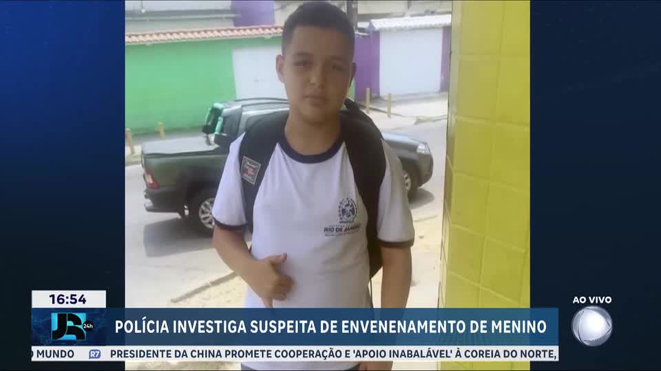 Polícia investiga envenenamento com bolo de chocolate de menino de 11 anos no RJ
