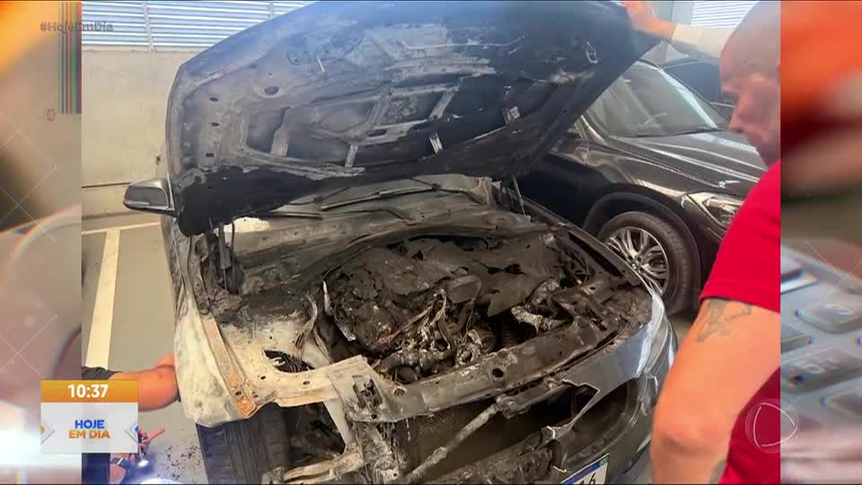 Patrulha do Consumidor: Carro de luxo de Rafael Ilha pega fogo e laudo aponta defeito de fabricação