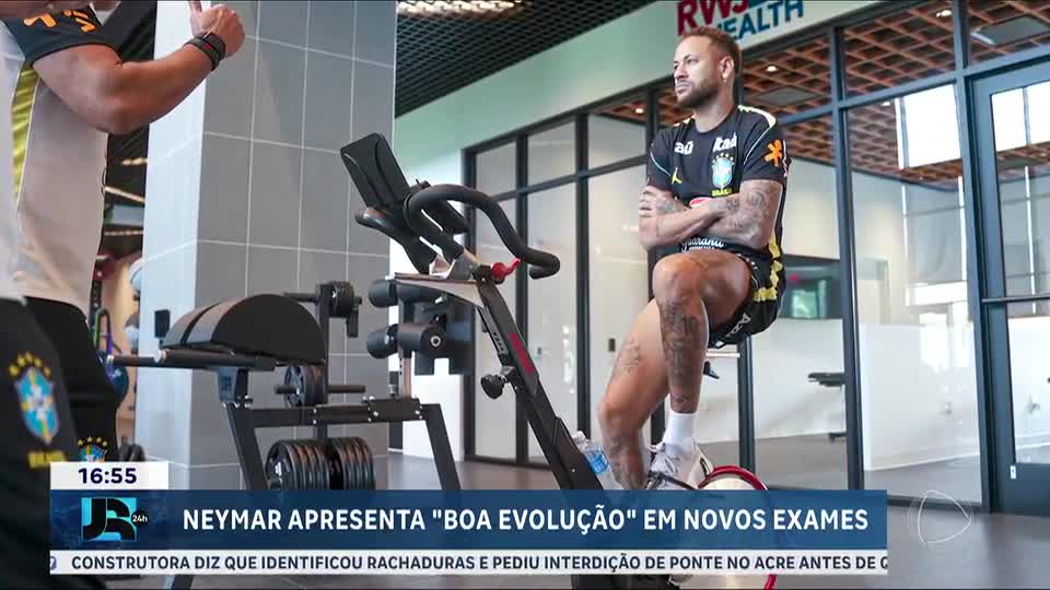 Neymar apresenta boa evolução em novos exames para avaliar recuperação de lesão na panturrilha