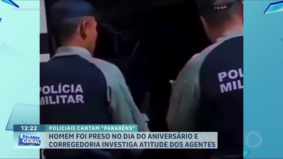 Policiais de Goiás são investigados por cantar parabéns para homem preso no dia do aniversário