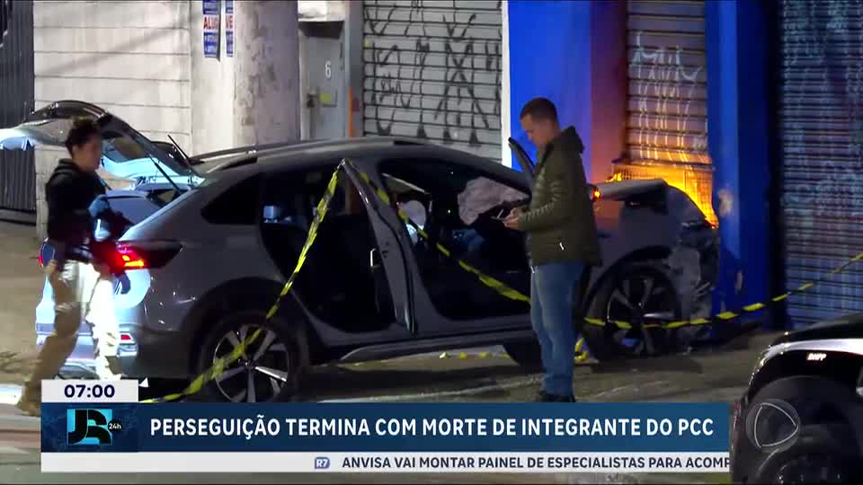 Perseguição termina com morte de suspeito apontado como integrante do PCC em São Paulo