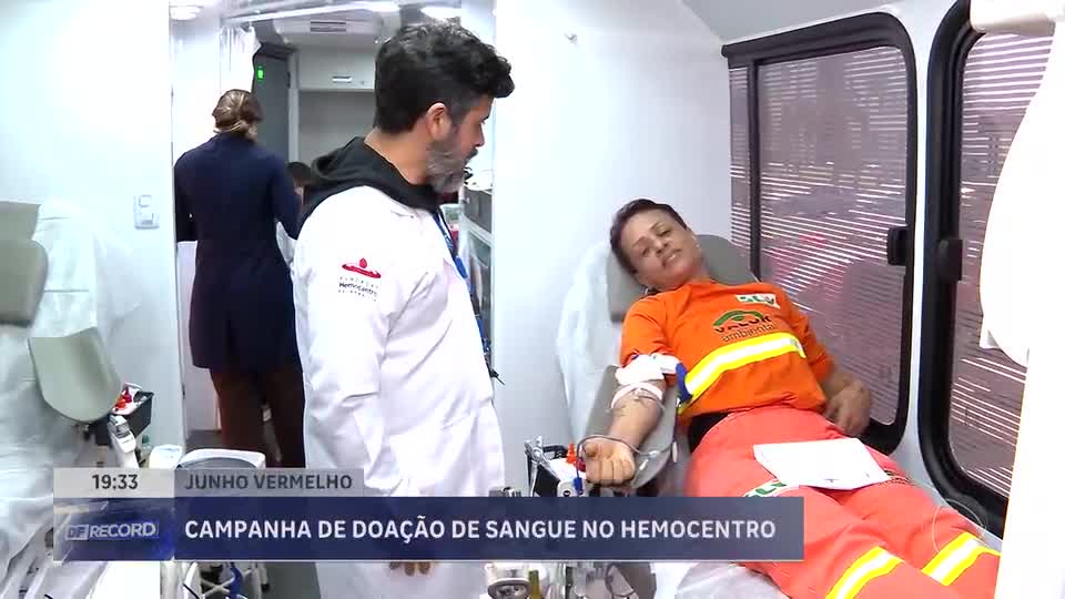 Hemocentro e GDF lançam campanha de incentivo a doação de sangue