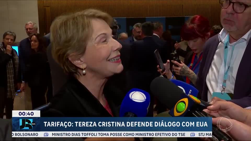 Senadora Tereza Cristina defende negociação do Brasil com os EUA sobre tarifas