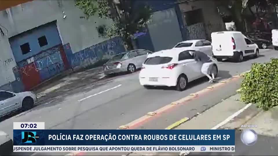 Polícia faz operação contra roubos de celulares em São Paulo