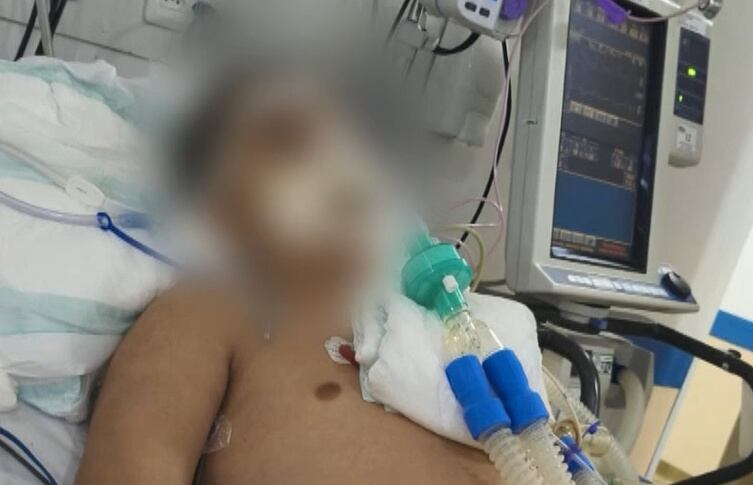 Família pede doação de plaquetas para menino internado com suspeita de envenenamento