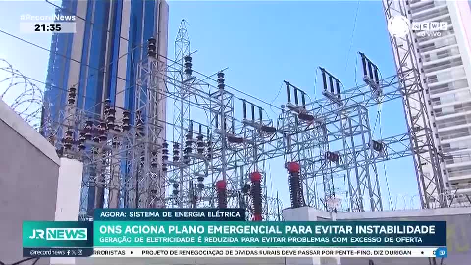 ONS aciona plano emergencial para evitar instabilidade