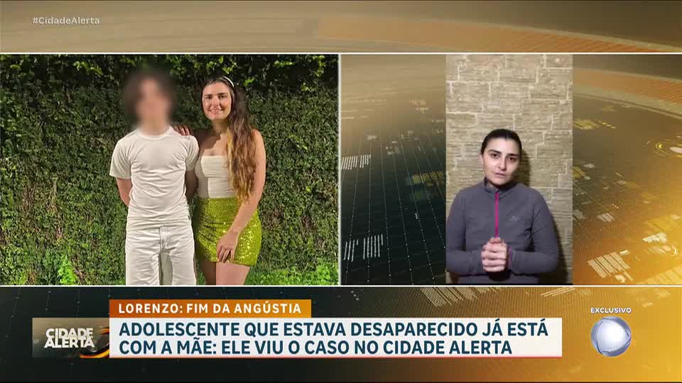 Final feliz: adolescente desaparecido volta para casa após apelo da mãe na TV