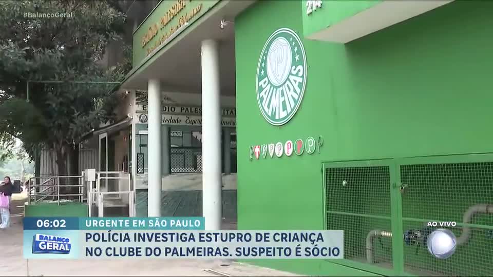 Polícia investiga caso de abuso infantil no clube do Palmeiras, zona oeste de São Paulo