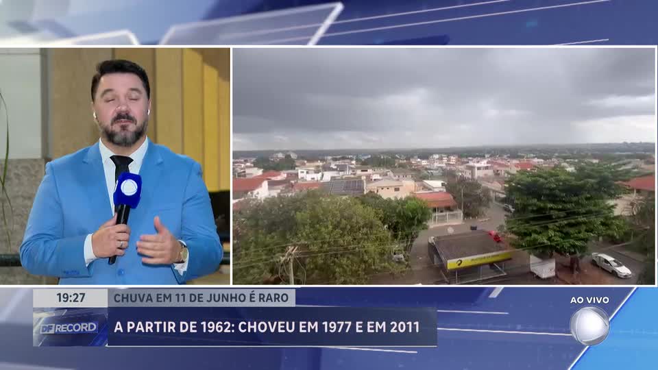 Chuva em junho é raro: previsão de chuva em Brasília surpreende moradores