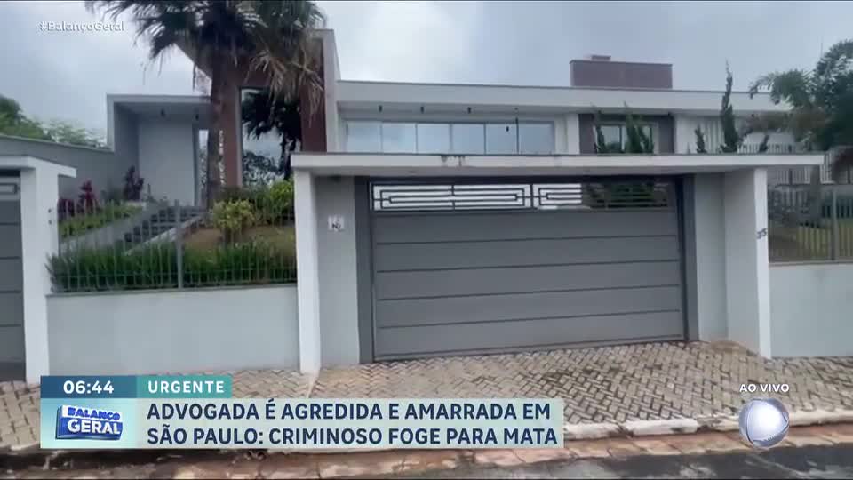 Advogada é feita refém durante assalto à residência em São Roque, no interior de São Paulo