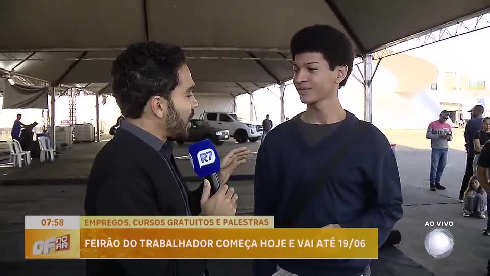 Feirão do Trabalhador começa nesta segunda-feira em frente ao Museu Nacional, em Brasília