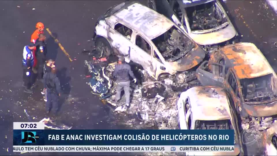 FAB e Anac investigam colisão de helicópteros no Rio