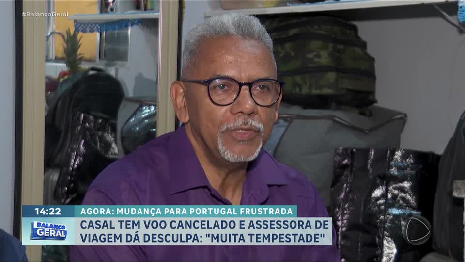 Casal vende bens e tem mudança para Portugal adiada após cancelamento de voo