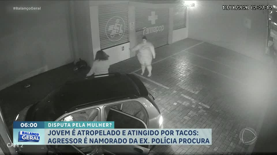 Homem é atropelado e espancado com taco de beisebol por atual companheiro da ex