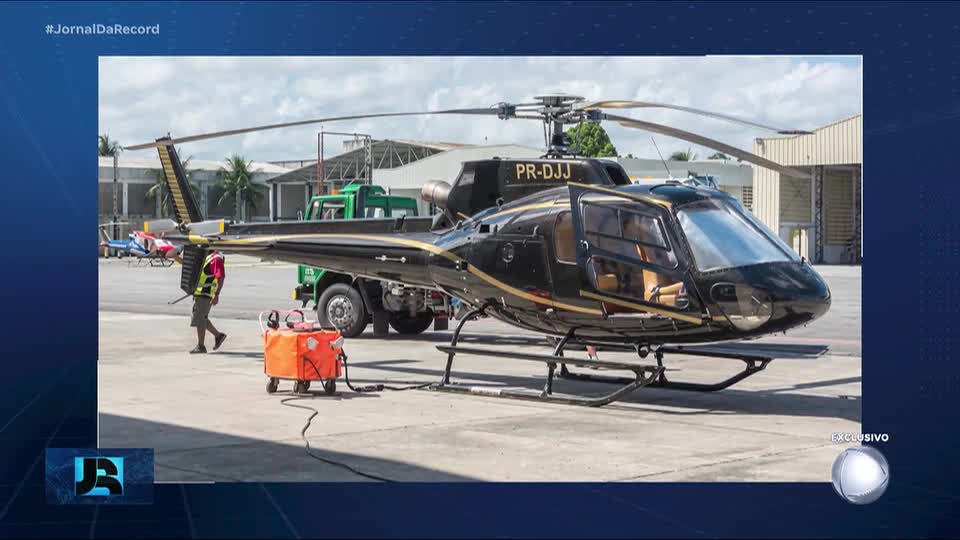 Exclusivo: veja as últimas imagens de um dos helicópteros antes do trágico acidente no RJ