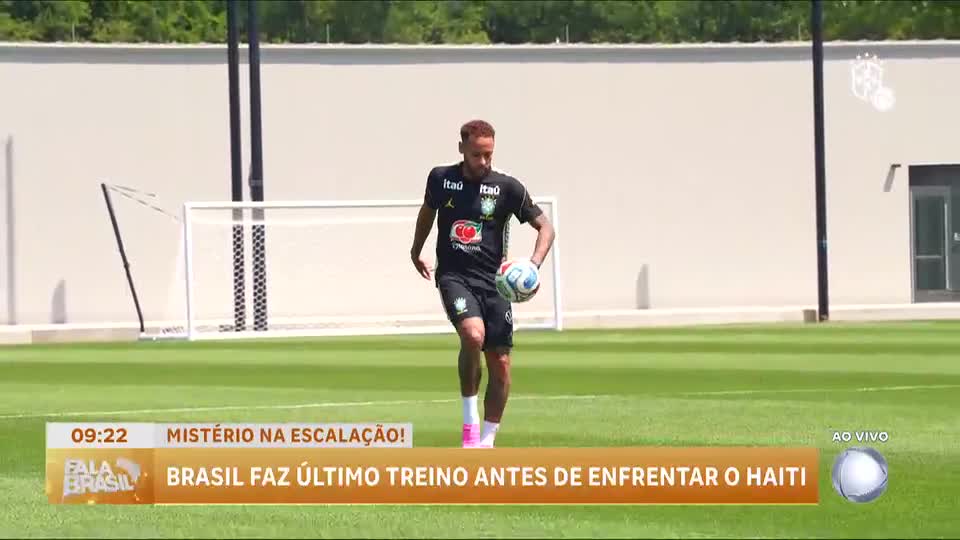 Seleção Brasileira faz último treino antes de enfrentar o Haiti na sexta-feira (19)