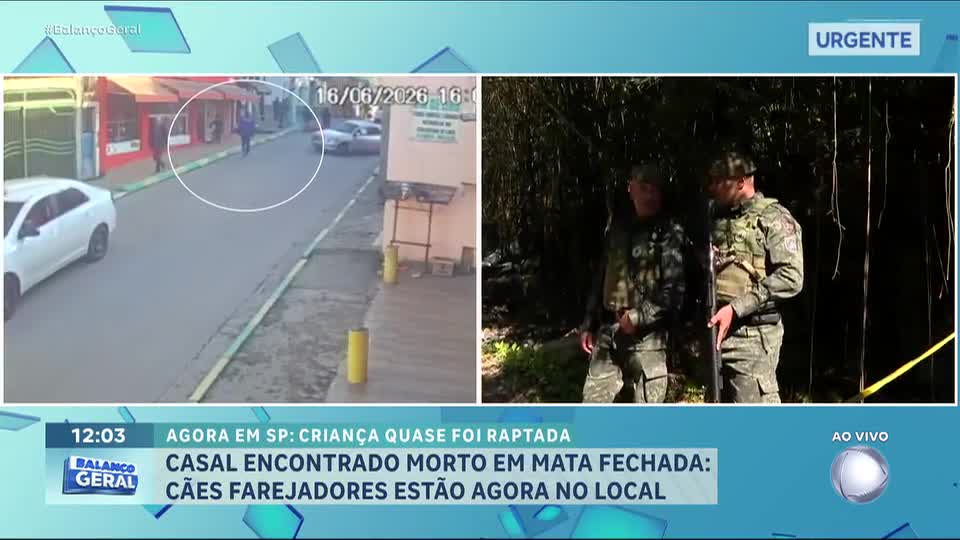 Corpos são encontrados em área de sequestro de criança em São Paulo, mas mistério segue