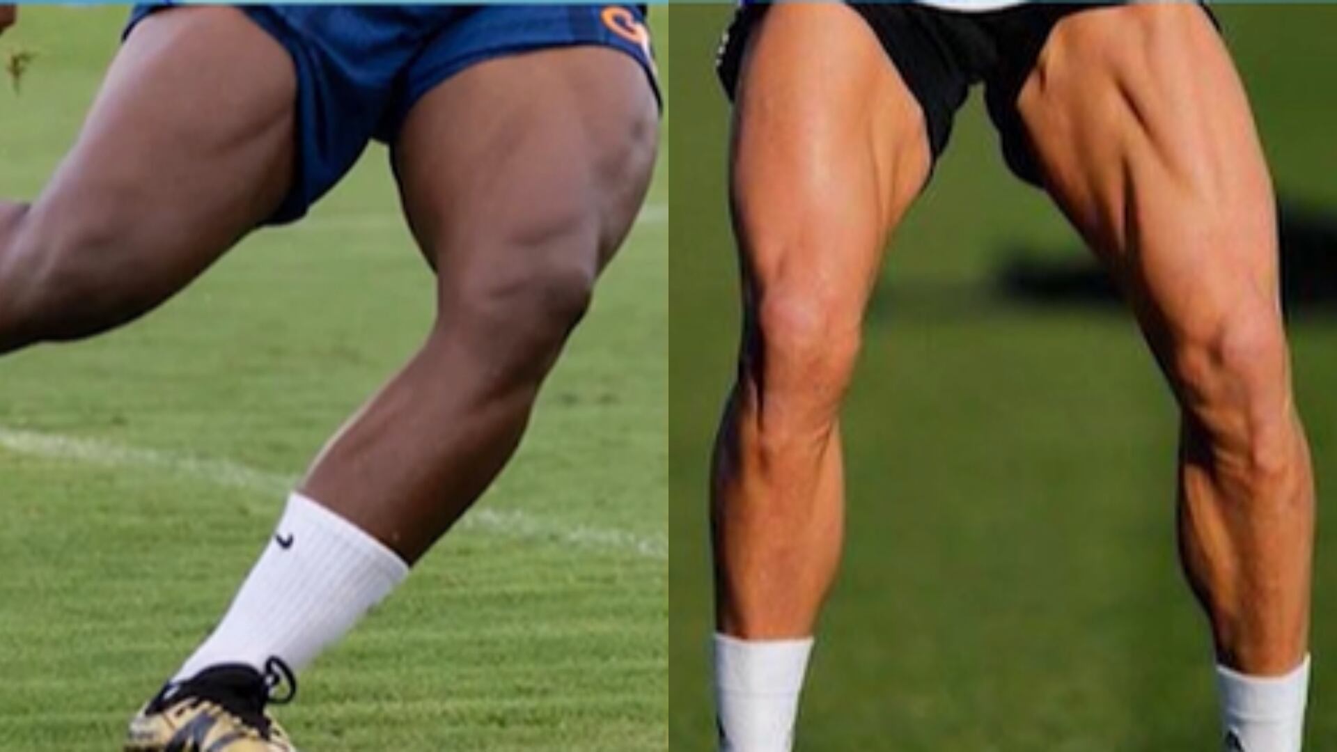 Você consegue adivinhar quem são os jogadores brasileiros apenas pela coxa?