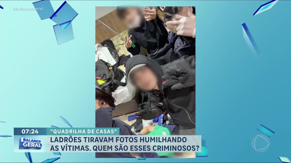 Criminosos invadem casas e postam fotos humilhando reféns