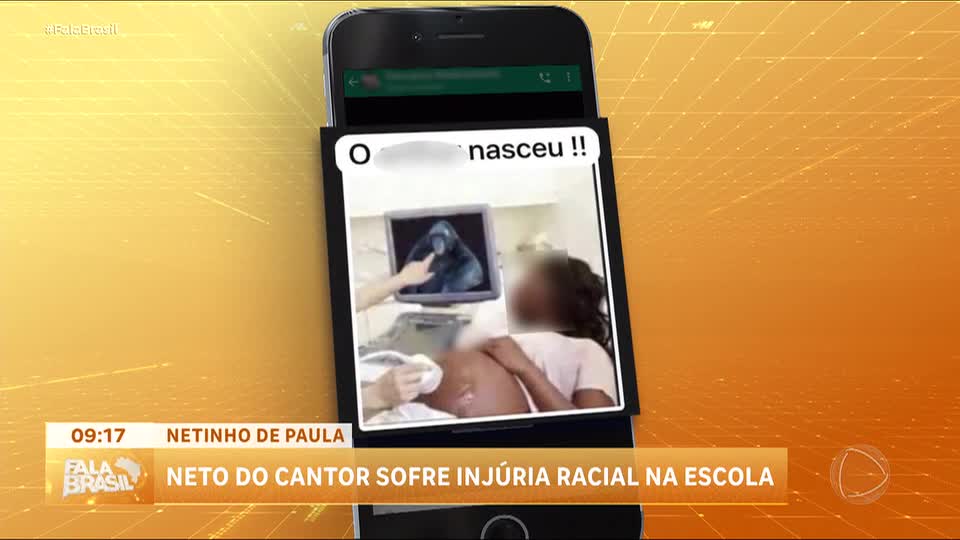 Netinho de Paula denuncia injúria racial contra neto em escola