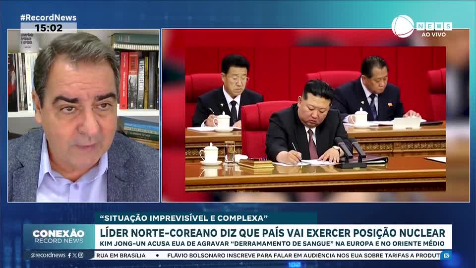 Líder norte-coreano diz que país vai exercer posição nucelar