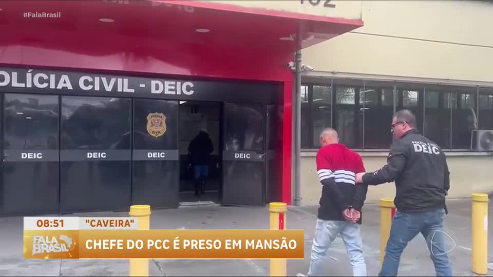Chefe do PCC é preso após passar seis anos foragido