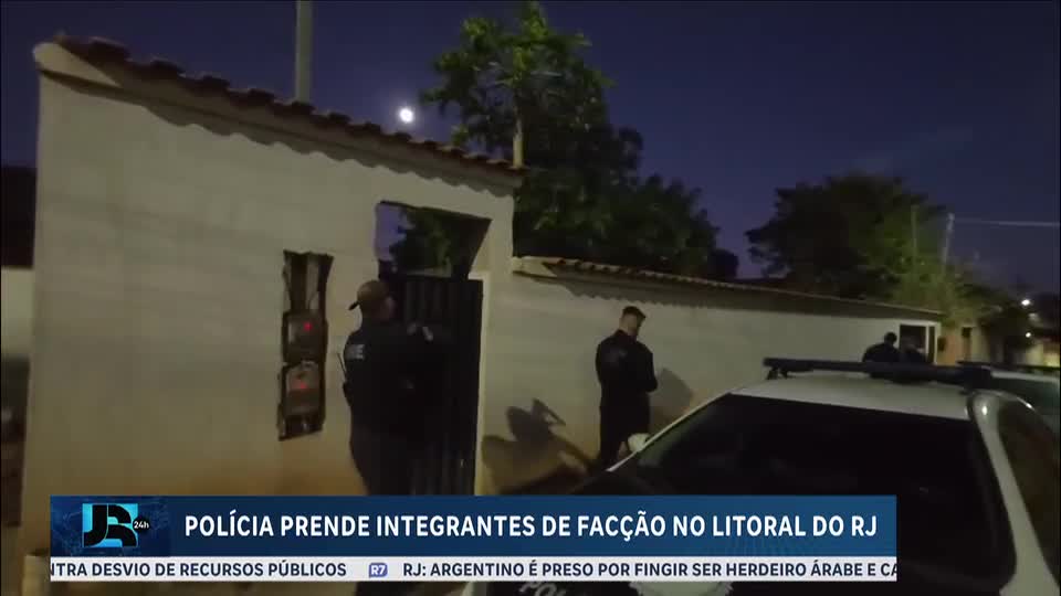 Polícia Civil realiza operação contra o Comando Vermelho na região dos Lagos, no Rio de Janeiro