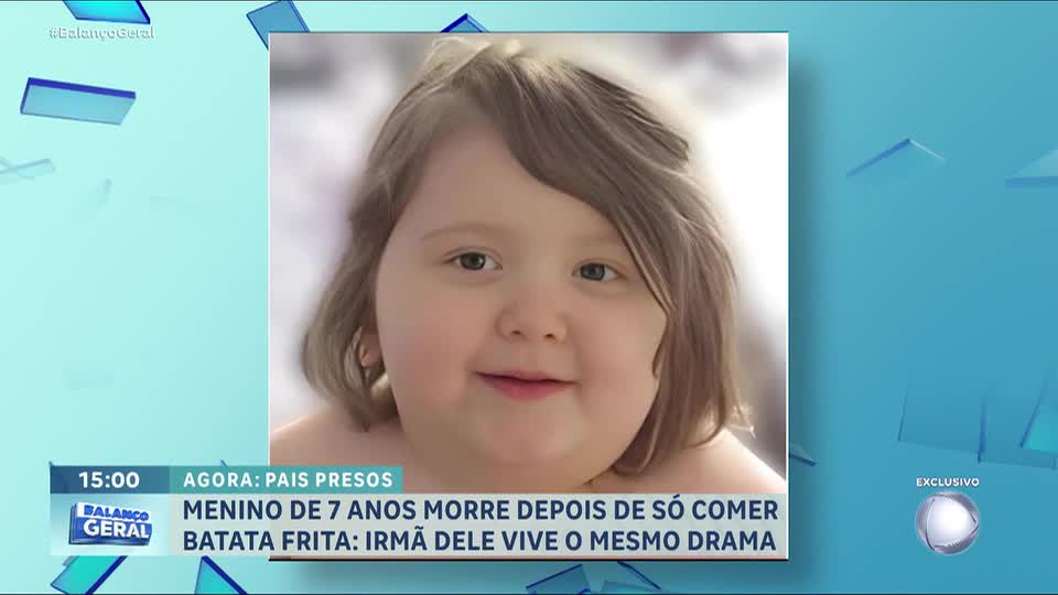 7 anos e 116 kg: pais são presos após morte de criança por obesidade nos EUA