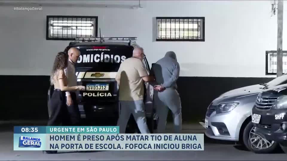 Homem se entrega à polícia e admite ter matado tio de aluna após briga em escola de Santo André (SP)