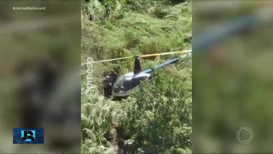 Helicóptero do tráfico é perseguido por 40 minutos e piloto acaba preso