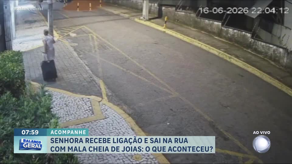 Idosa cai no golpe do falso sequestro e entrega mala com mais de R$ 500 mil em joias aos criminosos